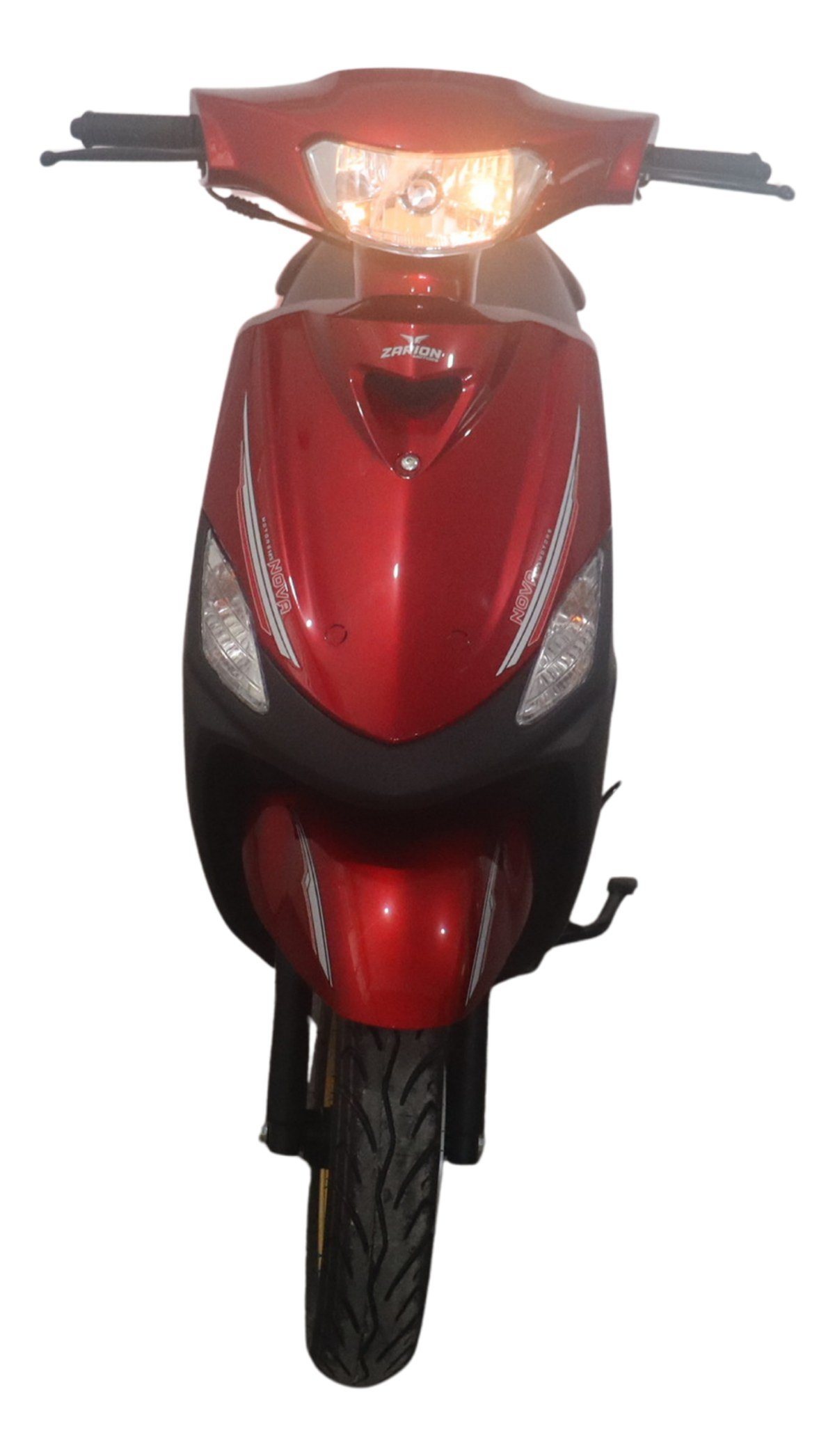 Zarion Nova 125cc roja - detalle frontal